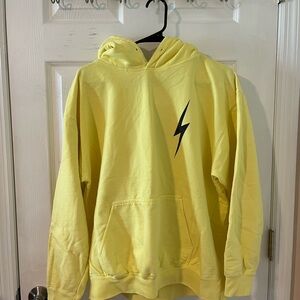 Yellow Lightning Bolt Hoodie